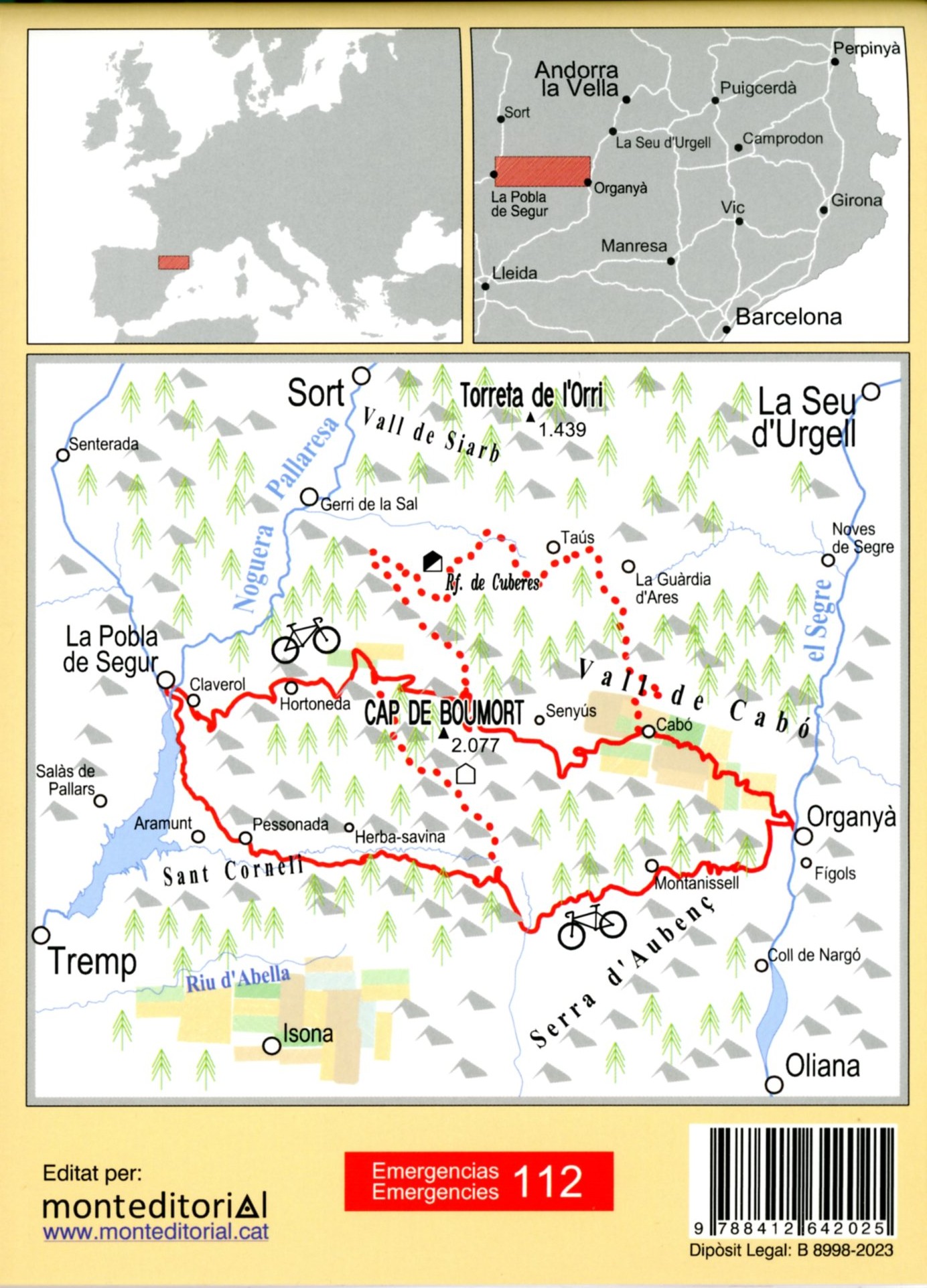 Grand Gravel Boumort : Serres de Sant Joan, de Carreu i Pessonada : Roc de Santa · Coma d'Orient · Serra de Cuberes · Vall de Cabó - Miniatura 2
